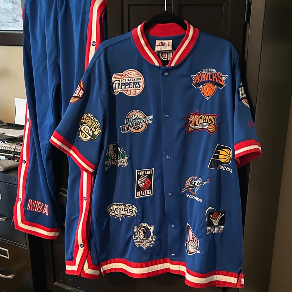 Unique Sports Generation Red, White & Blue NBA Team’s Patch and Conf. Big &Tall